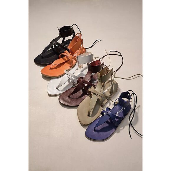 New Free  People Vacation Day Wrap Sandals Size 37.5 - Picture 4 of 8